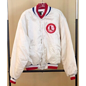Louisville Cardinals USA Satin Jacket Swingster World of Wearables Mens Size L